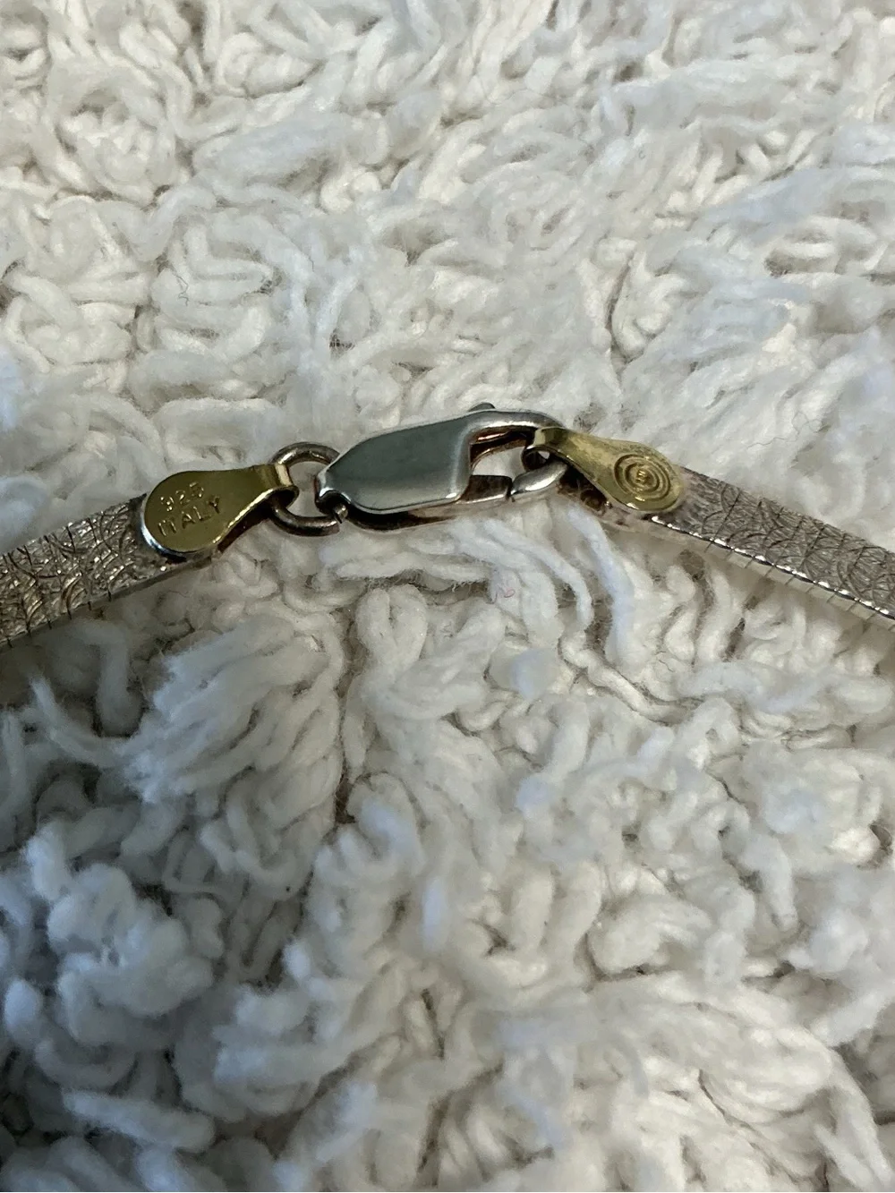 BEL ORO Italy Reversible 925 Omega Necklace